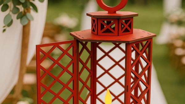 A Lamparina de MDF que Está Conquistando os Eventos Mais Charmosos