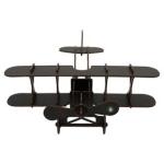 AVIAO PEQUENO MARROM  27X25X12CM