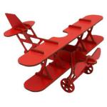 AVIAO PEQUENO VERMELHO  27X25X12CM