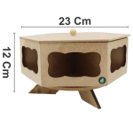 Baleiro Giratório MDF Cru