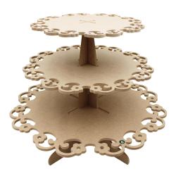 Baleiro rauter flor 43x43x40cm