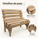 Banco da praça Infantil MDF 15mm Para Decoração de Festas, Cenários e Ensaios Fotográficos