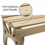 Banco da praça Infantil MDF 15mm Para Decoração de Festas, Cenários e Ensaios Fotográficos