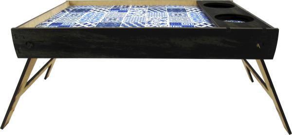 BANDEJA CAFE DA MANHÃ AD. 6MM MOSAICO AZUL