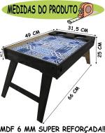 BANDEJA CAFE DA MANHÃ AD. 6MM MOSAICO AZUL