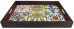 BANDEJA RETA AZULEJO 35X25X4CM BANDEJA RETA AZULEJO 35X25X4CM