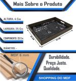 BANDEJA RETA COFFE PRETA 35X25X4CM BANDEJA RETA COFFE PRETA 35X25X4CM