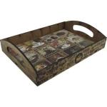 Bandeja Decoração Coffee PP 20x14x5 Mdf