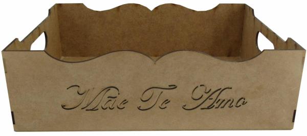 Bandeja Mãe te amo 3mm 29,5X23,5X8,5CM