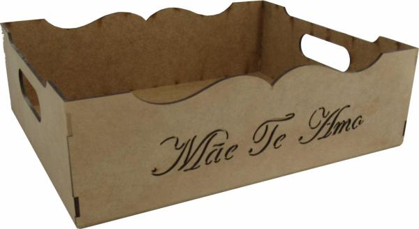 Bandeja Mãe te amo 3mm 29,5X23,5X8,5CM