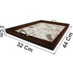 Bandeja MDF Decorado Alça Metal Café da Manhã e Decoração cantinho do café Bandeja MDF Decorado Alça Metal Café da Manhã e Decoração cantinho do café