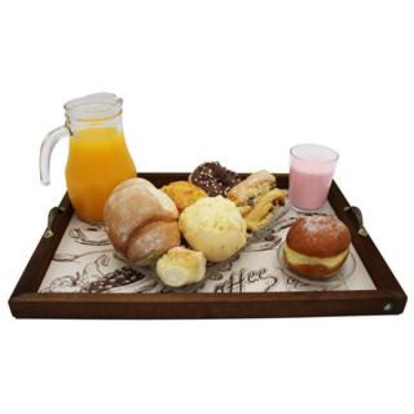 Bandeja MDF Decorado Alça Metal Café da Manhã e Decoração cantinho do café Bandeja MDF Decorado Alça Metal Café da Manhã e Decoração cantinho do café