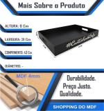 BANDEJA RETA CANTINHO DO CAFÉ  43,5X31,5X6CM