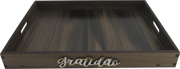 BANDEJA RETA GRATIDAO 35X25X4CM