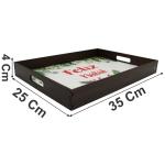 Bandeja Super Luxo Decoração Feliz Natal 35x25x4cm Mdf Bandeja Super Luxo Decoração Feliz Natal 35x25x4cm Mdf