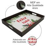Bandeja Super Luxo Decoração Feliz Natal 35x25x4cm Mdf Bandeja Super Luxo Decoração Feliz Natal 35x25x4cm Mdf