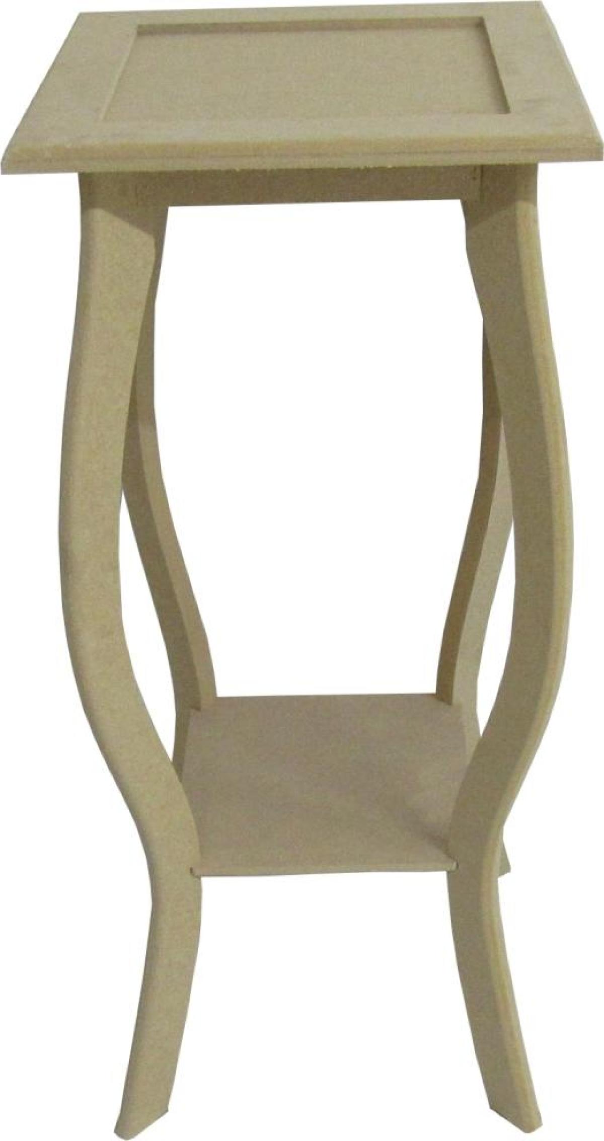 Banqueta Quadrada 28x28x70Cm Mdf