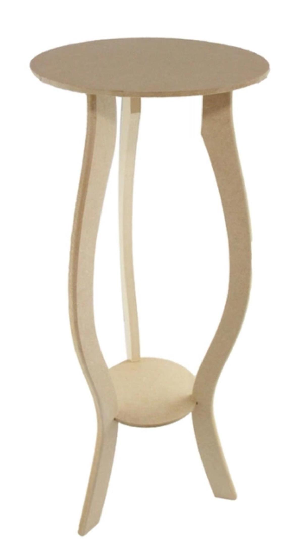 Banqueta Redonda  70 Cm Mdf