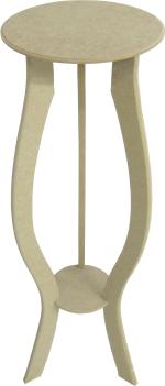 Banqueta Redonda  90 cm Mdf