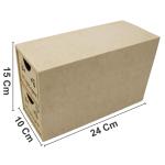 CAIXA 02 GAVETA MAQUIAGEM 24X10X15CM