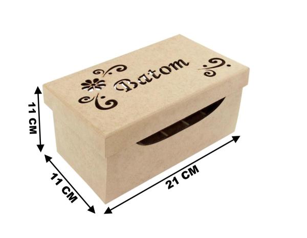 CAIXA BATOM 18 DIVISORIAS 21X11X11CM