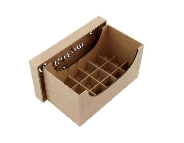 CAIXA BATOM 18 DIVISORIAS 21X11X11CM