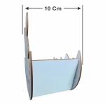 Caixa - Cachepô coelho da páscoa Azul