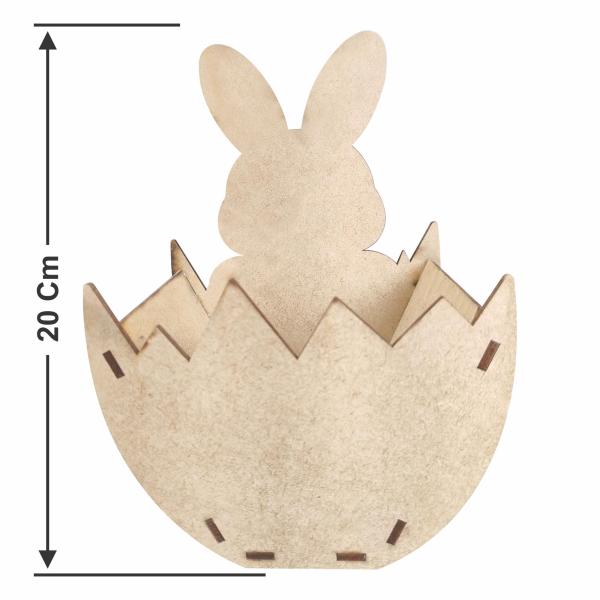 Caixa - Cachepô coelho da páscoa