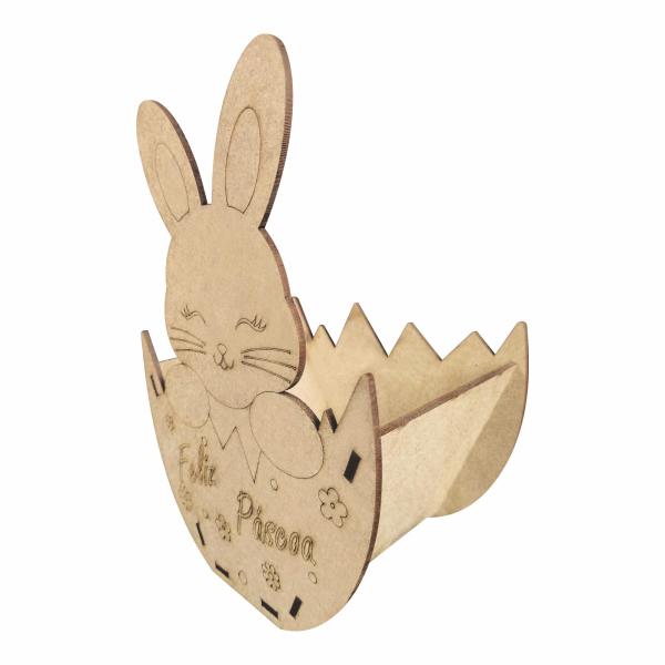 Caixa - Cachepô coelho da páscoa