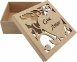 CAIXA COM AMOR 16X16X6 CMMDF Crú