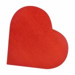 Caixa coração decorada vermelha G 