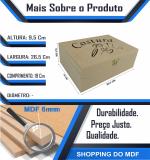 CAIXA COSTURA DOBRAD. M 26,5X19,5X9,5CM Mdf Crú