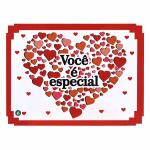 Caixa de Presente MDF Você é especial com Tampa para Casal 23x17x9 cm