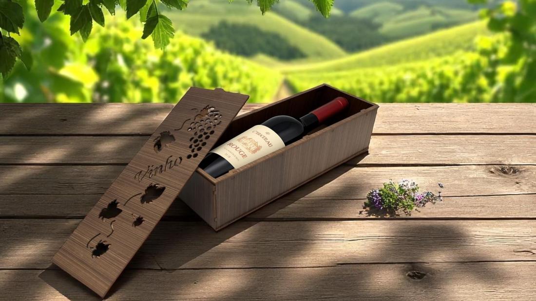 Caixa de Vinho Que Guarda Mais do Que Uma Garrafa