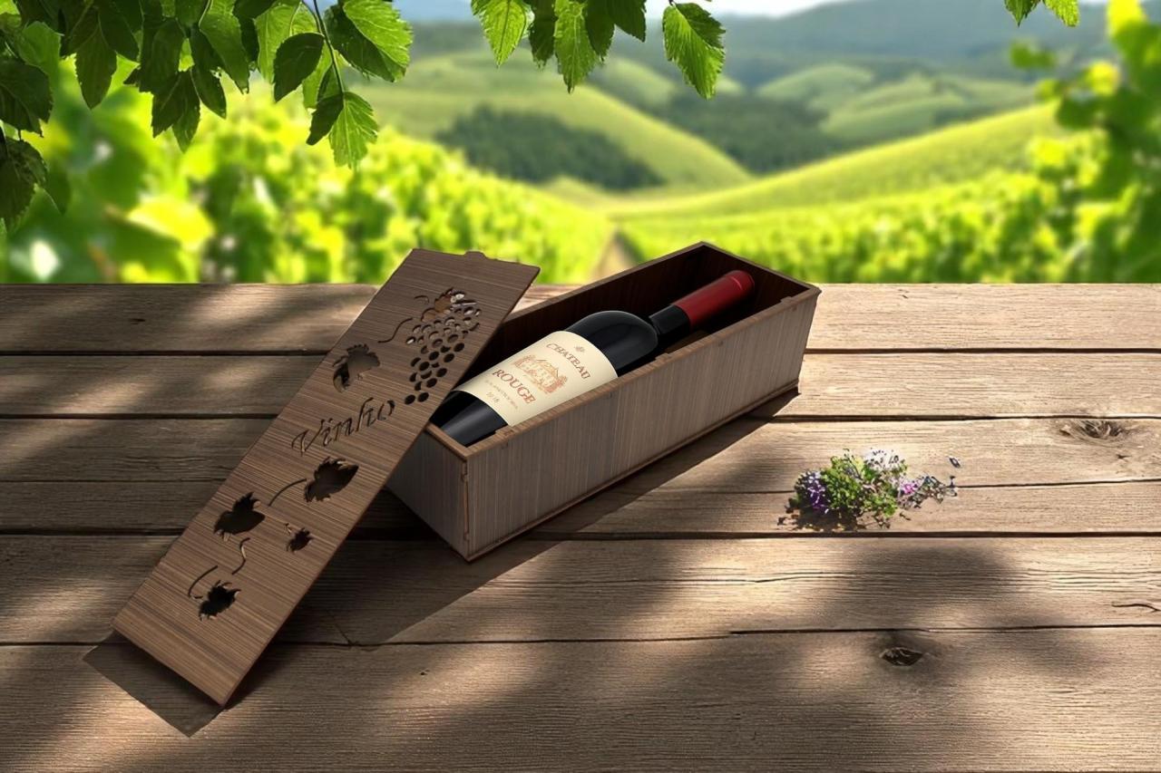 Caixa de Vinho Que Guarda Mais do Que Uma Garrafa