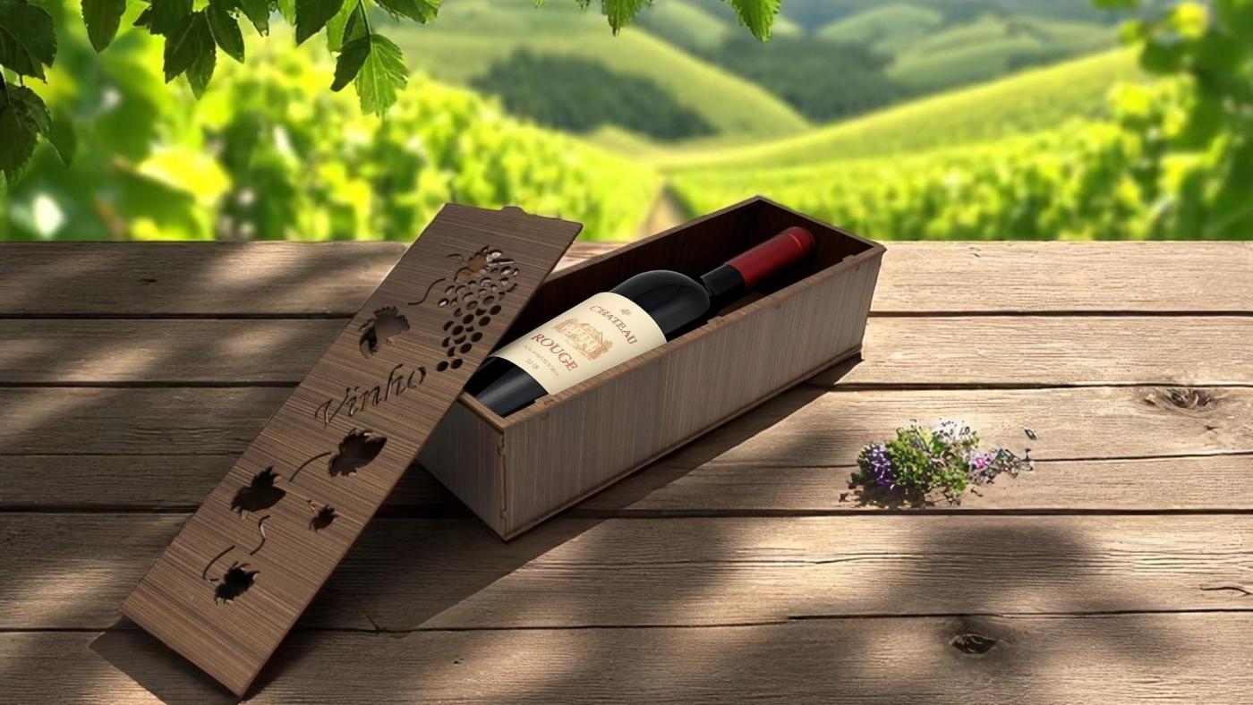 Caixa de Vinho Que Guarda Mais do Que Uma Garrafa
