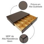 Caixa Dinheiro 01Gav. Pintada 37,5X25,5X6,5cm Mdf Crú