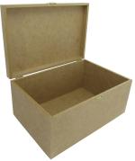 Caixa Dobradiça Lisa 30x20x14cm Mdf Crú