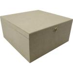 Caixa Dobradiça Lisa 30x30x14cm Mdf Crú