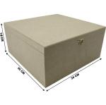 Caixa Dobradiça Lisa 30x30x14cm Mdf Crú
