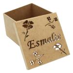 CAIXA ESMALTE 13X13X9,5CM C/16 DIV.