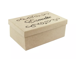 Caixa esmalte 3mm 25,5x16,5x10cm - cod.1456