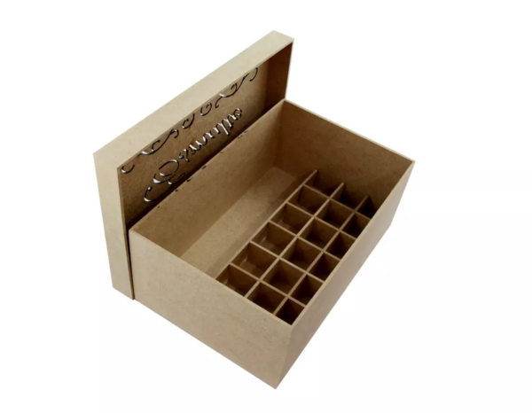CAIXA ESMALTE 3MM 25,5X16,5X10CM - COD.1456