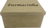 CAIXA FARMACINHA C/ALCA 31X22X17CM MDF CRÚ