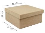 Caixa Lisa 21x21x10 Cm