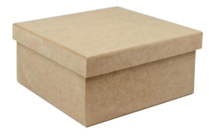Caixa Lisa 25x25x7 Cm