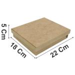 CAIXA LISA TRUFA 06 DIV. 22X18X5CM MDF CRU CAIXA LISA TRUFA 06 DIV. 22X18X5CM MDF CRU