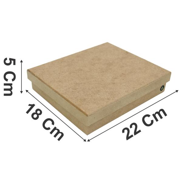 CAIXA LISA TRUFA 06 DIV. 22X18X5CM MDF CRU CAIXA LISA TRUFA 06 DIV. 22X18X5CM MDF CRU