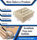 CAIXA MAQUIAGEM 3MM 26X21X10CM MDF CRÚ