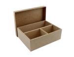Caixa Mini Chandon Lisa com 02 Div 22,5X17,5X8CM